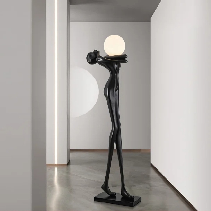 Stojací lampa SILUETTE 1xE27/25W/230V 175 cm Human Woman