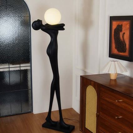 Stojací lampa SILUETTE 1xE27/25W/230V 175 cm Human Woman