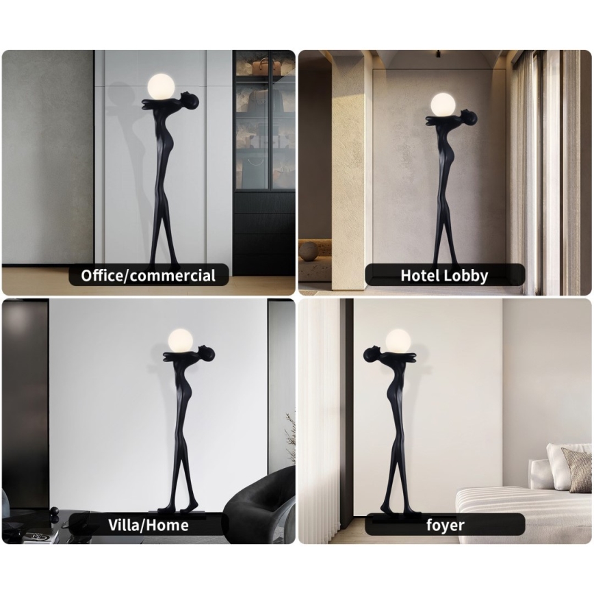 Stojací lampa SILUETTE 1xE27/25W/230V 175 cm Human Woman
