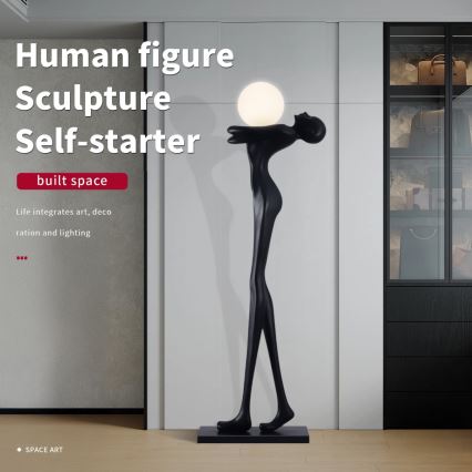 Stojací lampa SILUETTE 1xE27/25W/230V 175 cm Human Woman