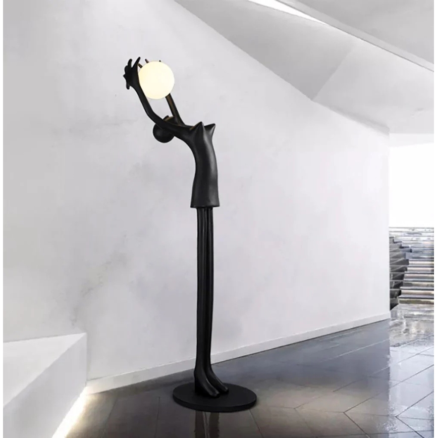 Stojací lampa SILUETTE 1xE27/25W/230V 210 cm Human Girl