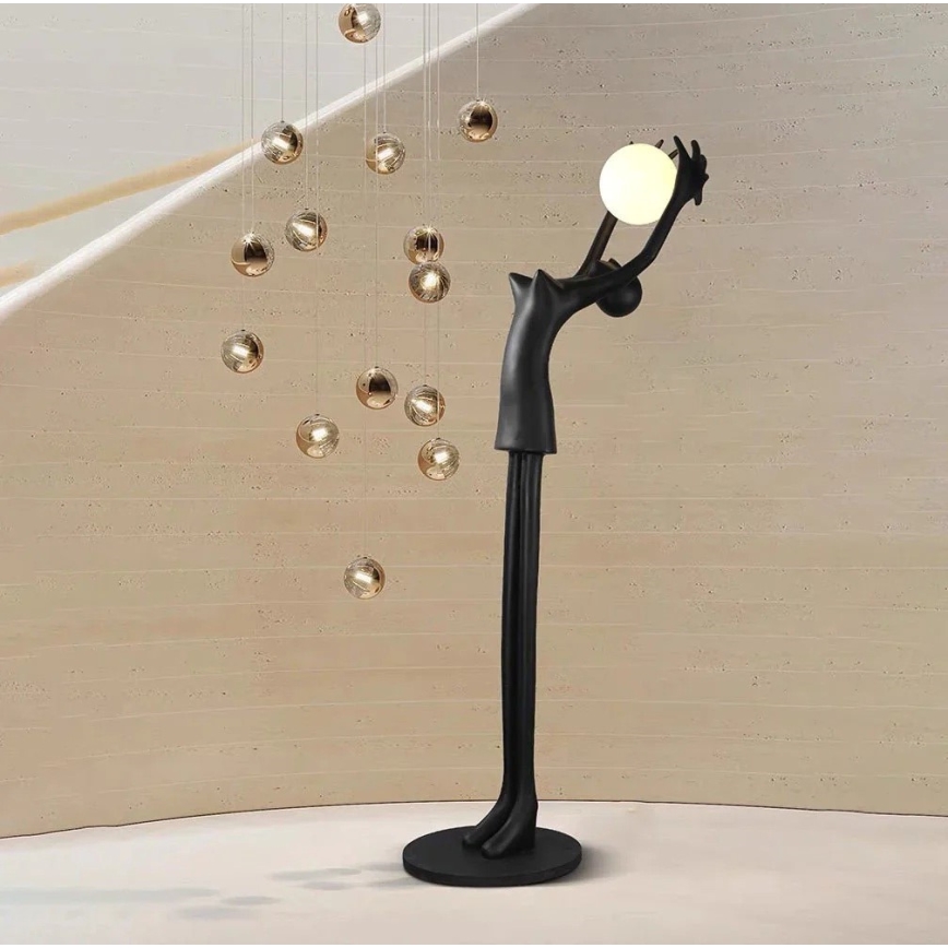 Stojací lampa SILUETTE 1xE27/25W/230V 210 cm Human Girl
