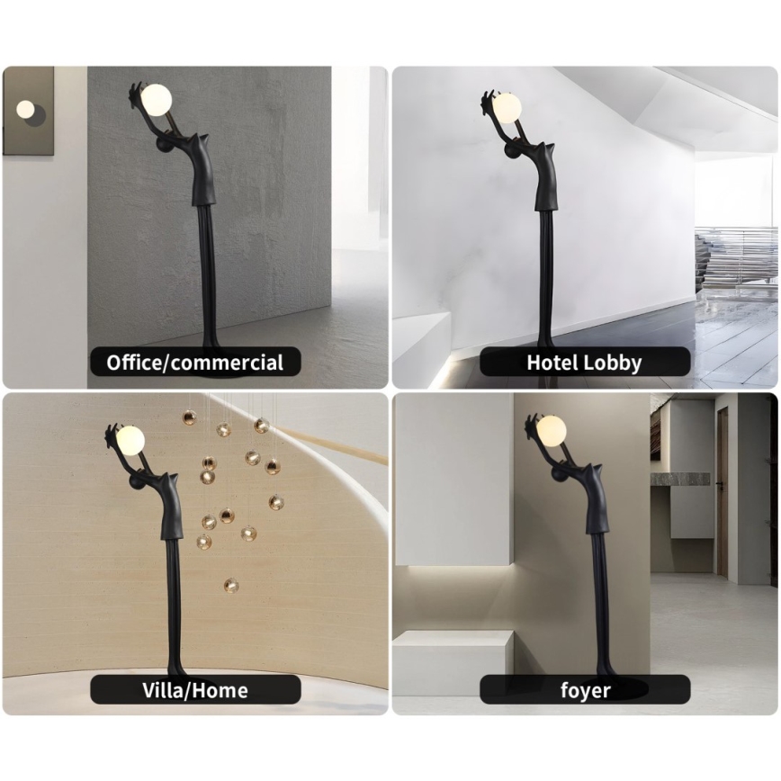 Stojací lampa SILUETTE 1xE27/25W/230V 210 cm Human Girl