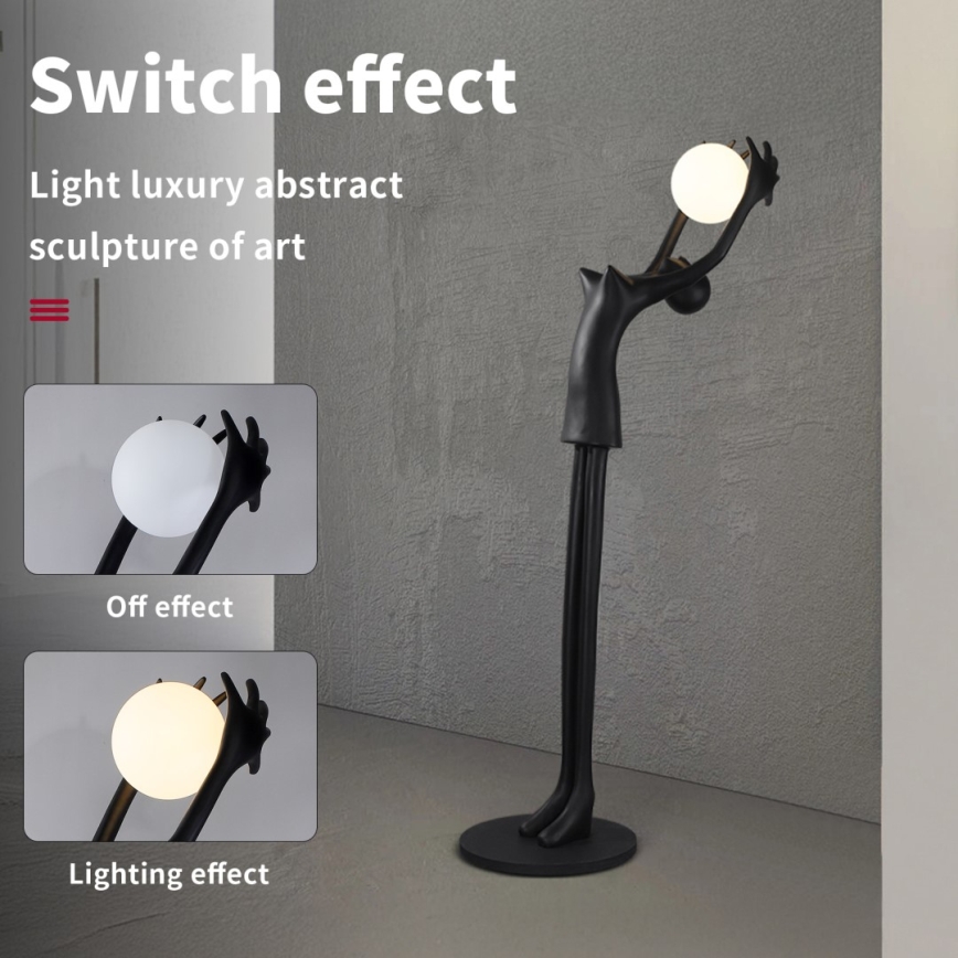 Stojací lampa SILUETTE 1xE27/25W/230V 210 cm Human Girl