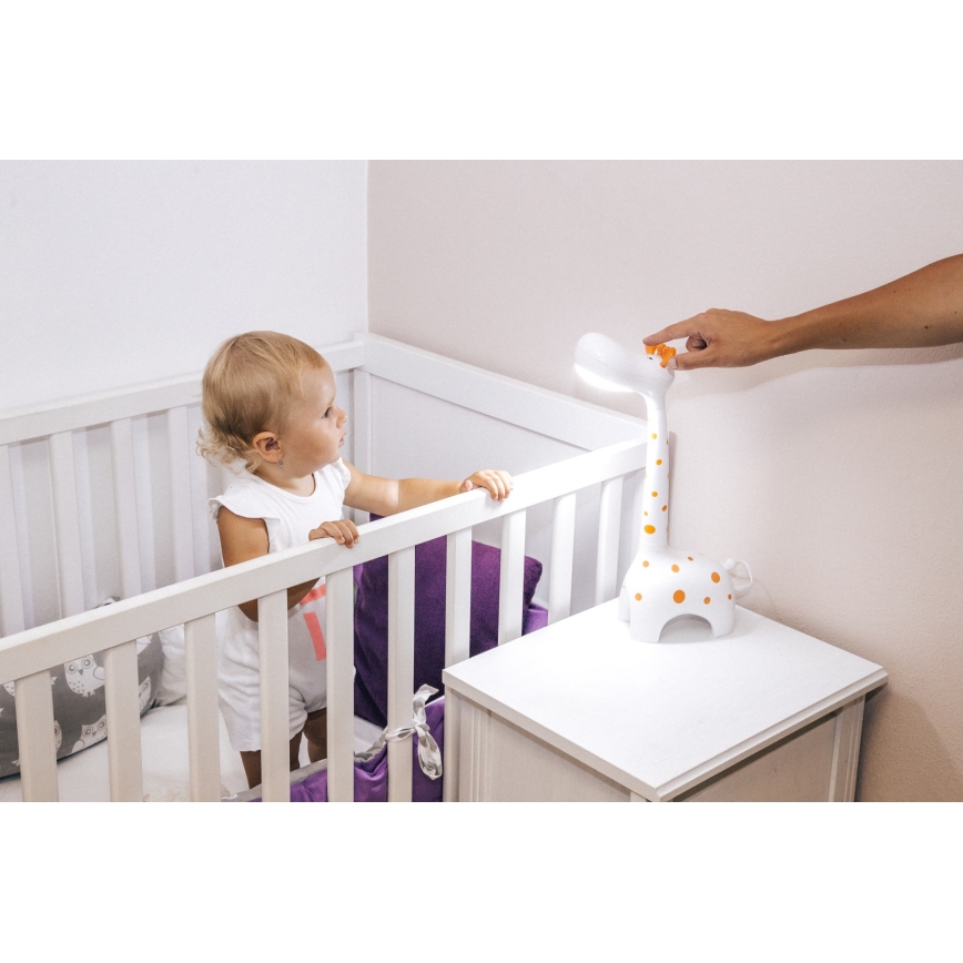 LED Dětská stmívatelná stolní lampička 1xLED/6W/230V žirafa