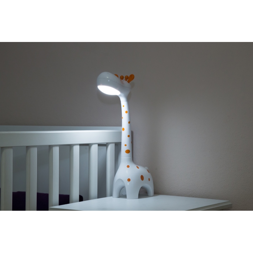 LED Dětská stmívatelná stolní lampička 1xLED/6W/230V žirafa