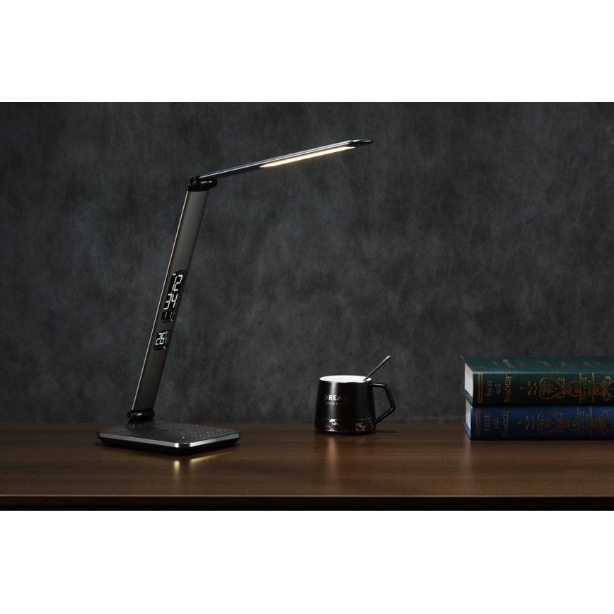 LED Stmívatelná stolní lampa LED/8,5W/230V s bezdrátovým nabíjením