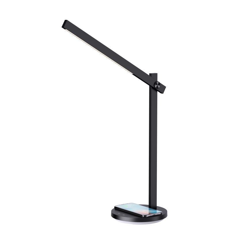 LED Stmívatelná stolní lampa s bezdrátovým nabíjením QI BEAM LED/18W/230/12V 2800K/4000K/5000K