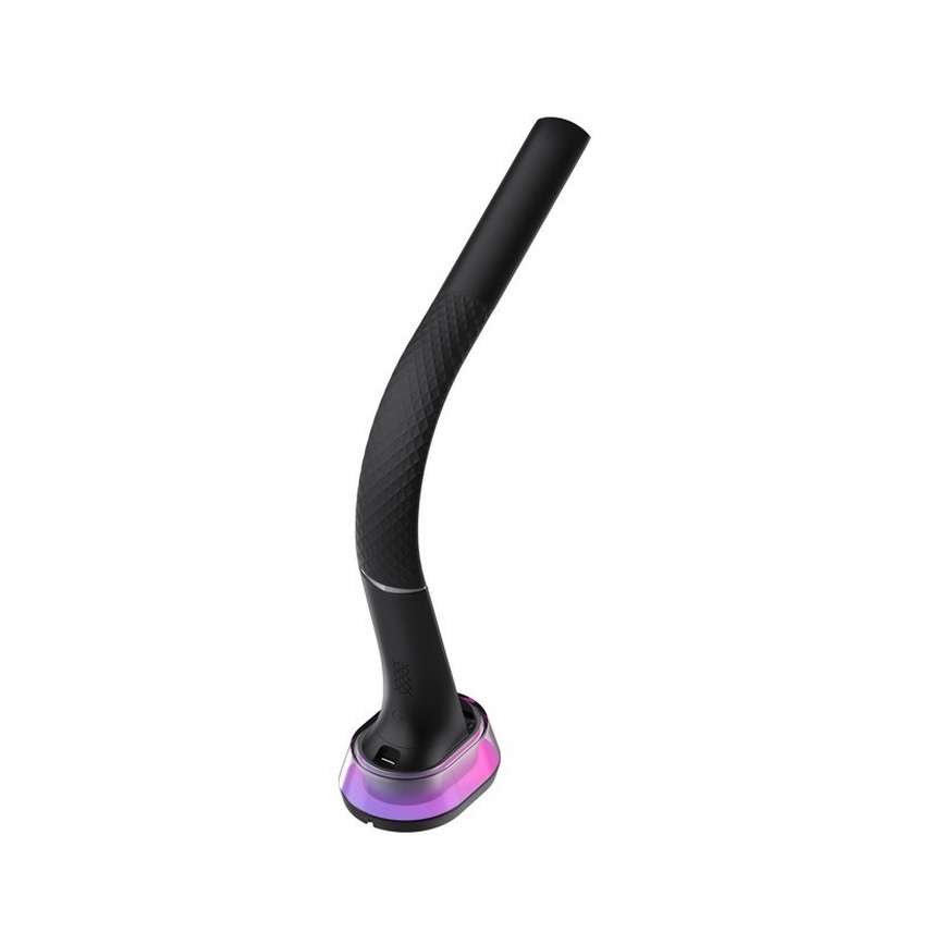 LED RGB Stmívatelná stolní lampa s bezdrátovým nabíjením CORELLA LED/7W/12/230V černá