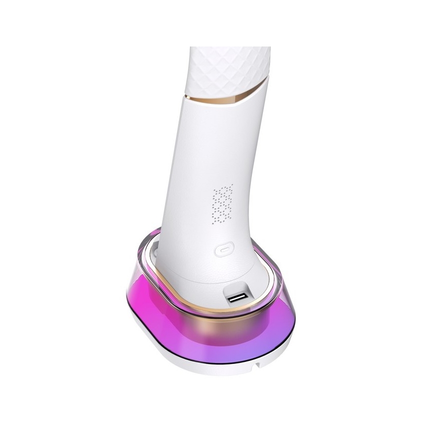 LED RGB Stmívatelná stolní lampa s bezdrátovým nabíjením CORELLA LED/7W/12/230V bílá