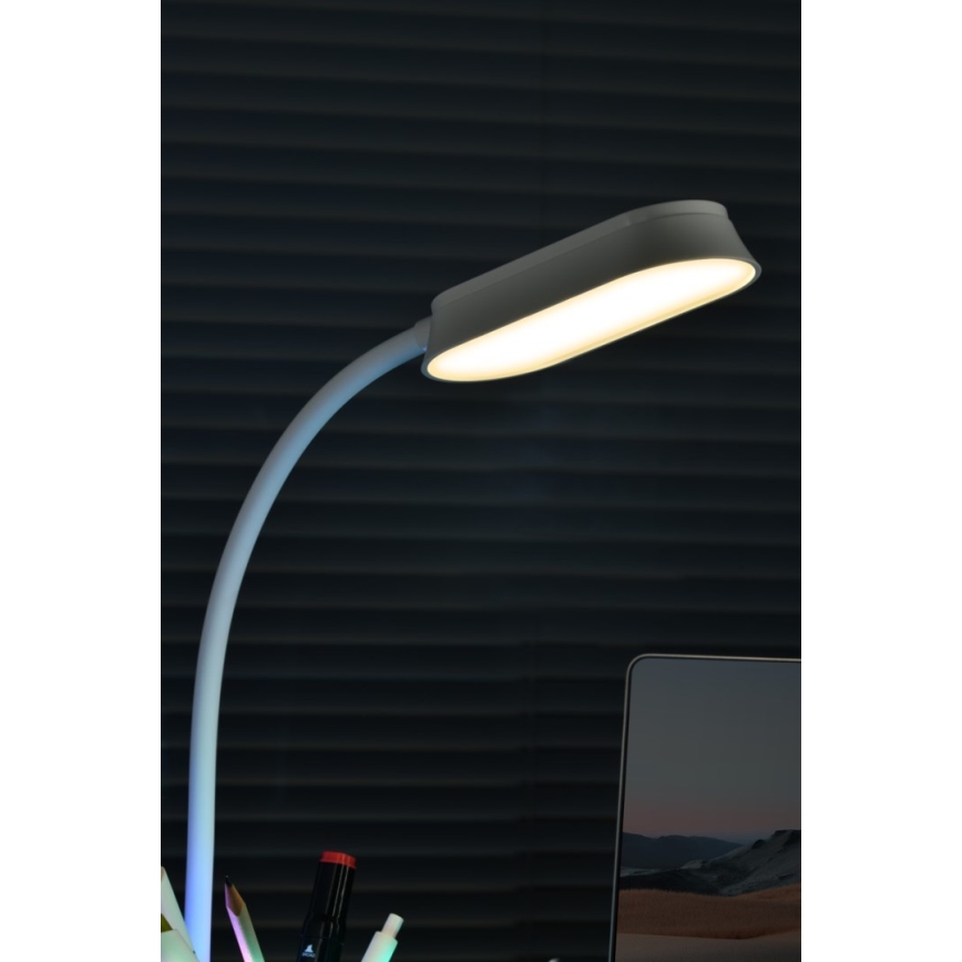LED RGBW Stmívatelná stolní lampa s držákem na tužky FALCON LED/10W/5V