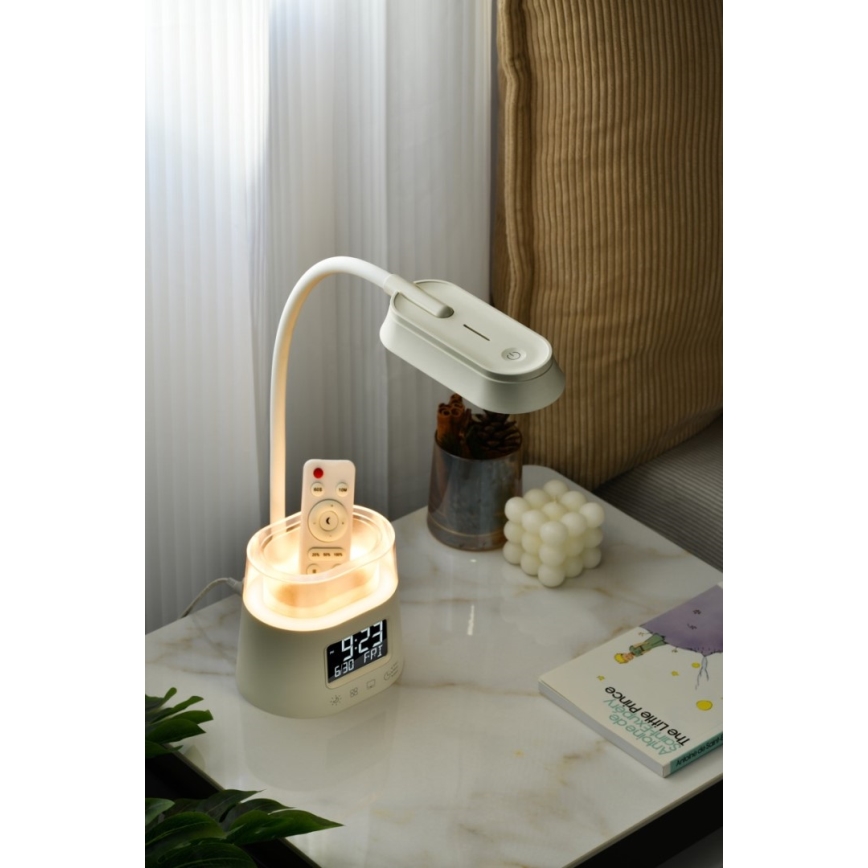 LED RGBW Stmívatelná stolní lampa s držákem na tužky FALCON LED/10W/5V