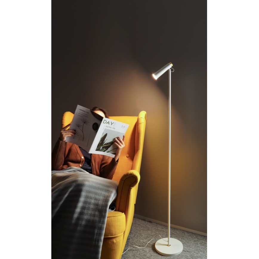 LED Stmívatelná stojací lampa TIT LED/6W/230V bílá
