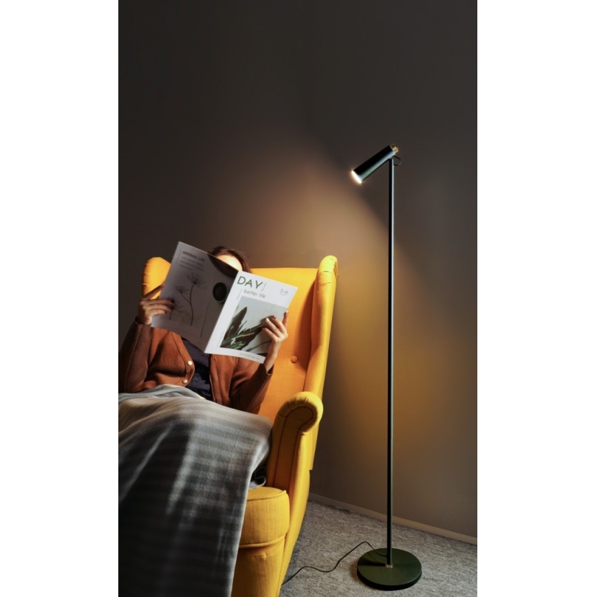 LED Stmívatelná stojací lampa TIT LED/6W/230V černá