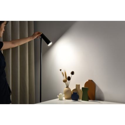 LED Stmívatelná stojací lampa TIT LED/6W/230V černá
