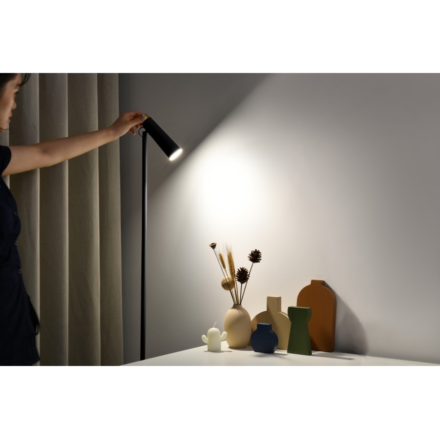 LED Stmívatelná stojací lampa TIT LED/6W/230V černá