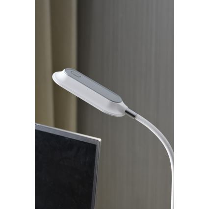LED+CCT Stmívatelná stolní lampa s klipem CLIP LED/7,5W/230V 3000/4200/5000K bílá