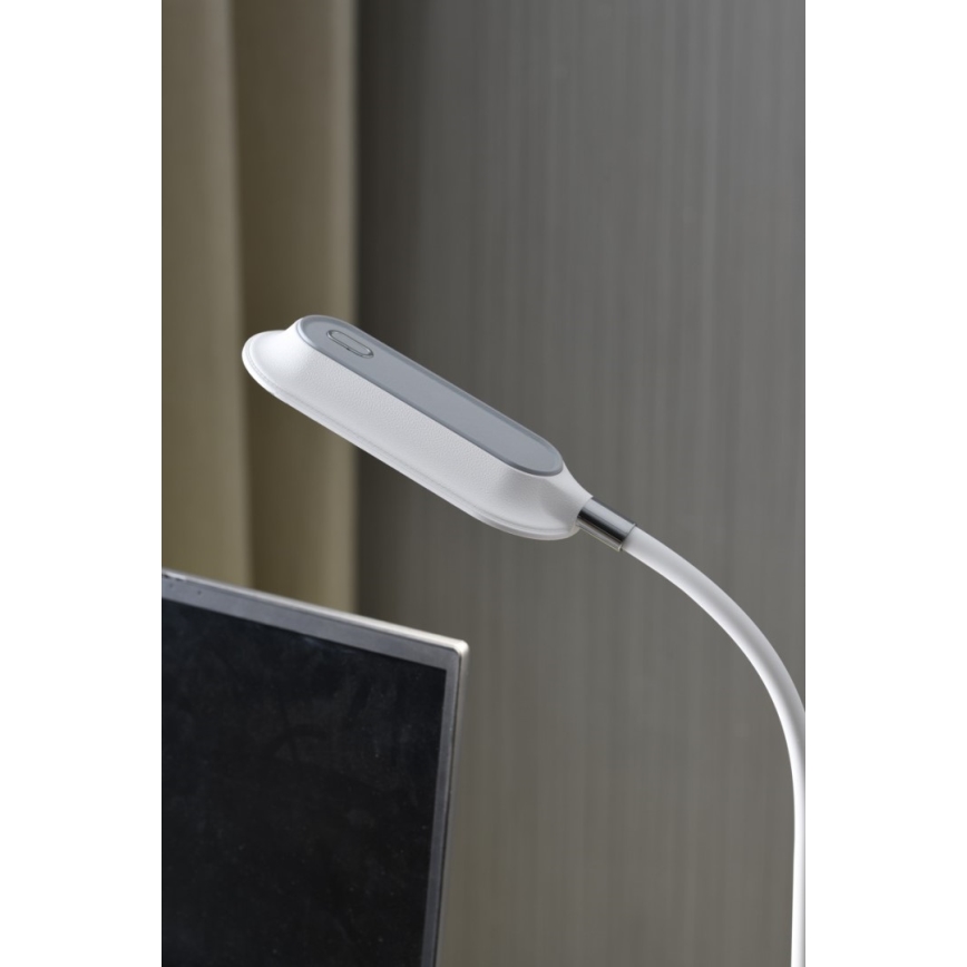 LED+CCT Stmívatelná stolní lampa s klipem CLIP LED/7,5W/230V 3000/4200/5000K bílá