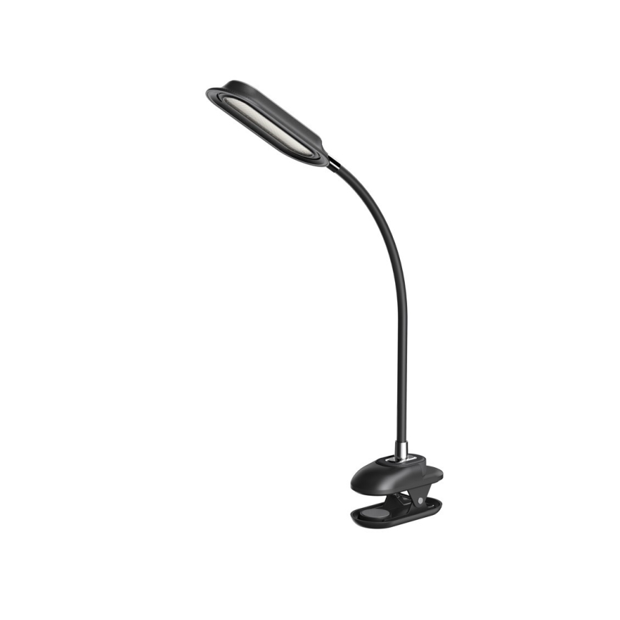 LED+CCT Stmívatelná stolní lampa s klipem CLIP LED/7,5W/230V 3000/4200/5000K černá