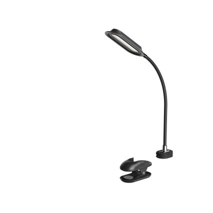 LED+CCT Stmívatelná stolní lampa s klipem CLIP LED/7,5W/230V 3000/4200/5000K černá