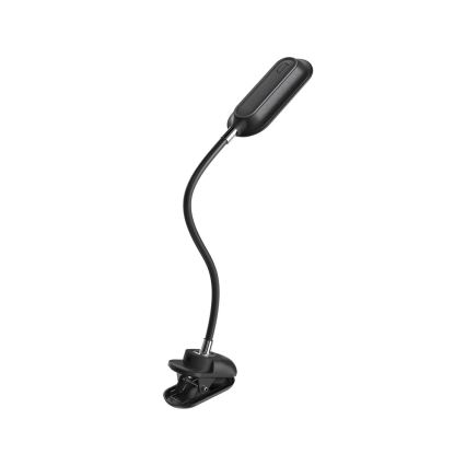 LED+CCT Stmívatelná stolní lampa s klipem CLIP LED/7,5W/230V 3000/4200/5000K černá