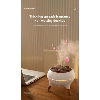 Immax 09104L - Aroma difusér a zvlhčovač vzduchu JELLYFISH LED/11W/5V