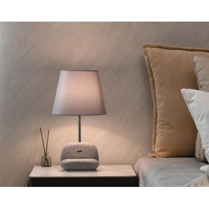 LED Stmívatelná stolní lampa s bezdrátovým nabíjením Qi SOFA LED/6W/230V šedá