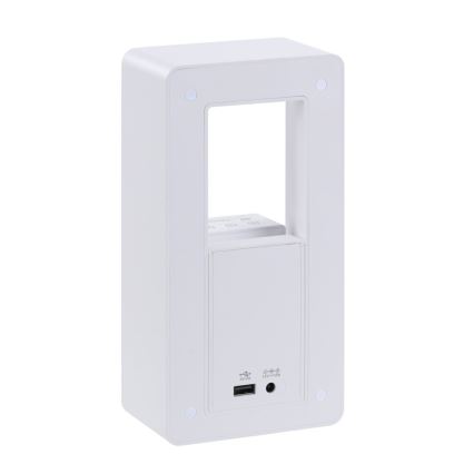 LED Stolní lampa s budíkem a nabíjením CALM LED/3,5W/5V