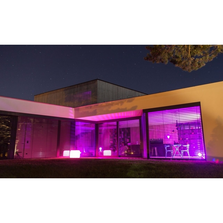 Immax NEO - 2xLED RGB Stmívatelná žárovka E27/8,5W/230V ZigBee