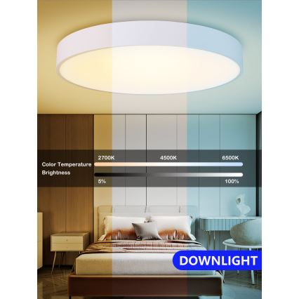 Immax NEO 07028L - LED Stmívatelné stropní svítidlo RONDATE LED/65W/230V Tuya + dálkové ovládání