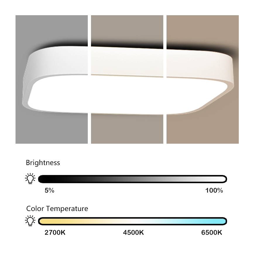 Immax NEO 07042L - LED Stmívatelné svítidlo RECUADRO LED/67W/230V + DO Tuya