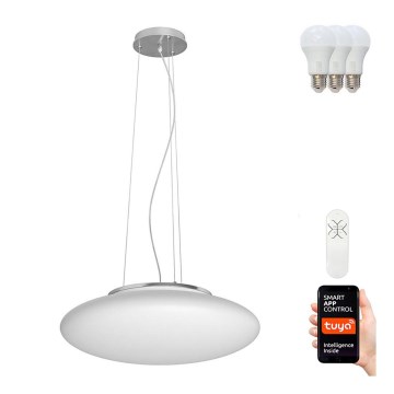 Immax NEO 07056L-LED RGBW Stmívatelný lustr na lanku ELIPTICO 3xE27/8,5W/100-240V Tuya + dálkové ovládání 