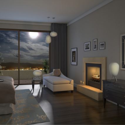 Immax NEO - LED Stmívatelný lustr na lanku RGB COCONO 1xE27/8,5W/100-240V