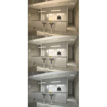 Immax NEO - LED Stmívatelný lustr na lanku LISTON LED/18W/100-240V