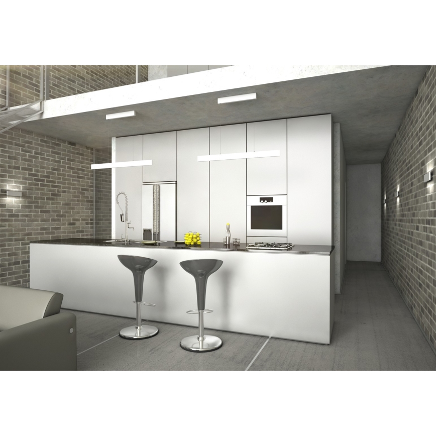 Immax NEO 07085L- LED Stmívatelné nástěnné svítidlo LISTON LED/8W/230V Tuya bílá + dálkové ovládání