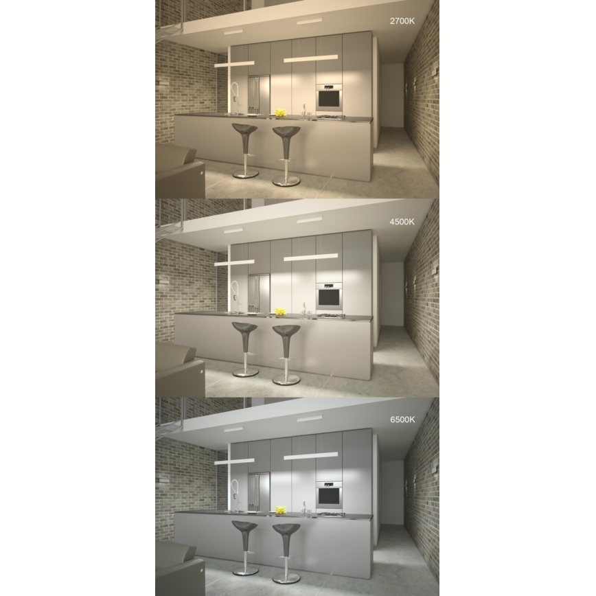 Immax NEO 07085L- LED Stmívatelné nástěnné svítidlo LISTON LED/8W/230V Tuya bílá + dálkové ovládání