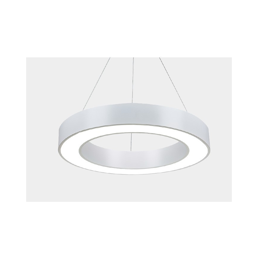 Immax NEO 07091L - LED Stmívatelný lustr na lanku PASTEL LED/52W/230V 60 cm bílý Tuya + dálkové ovládání 
