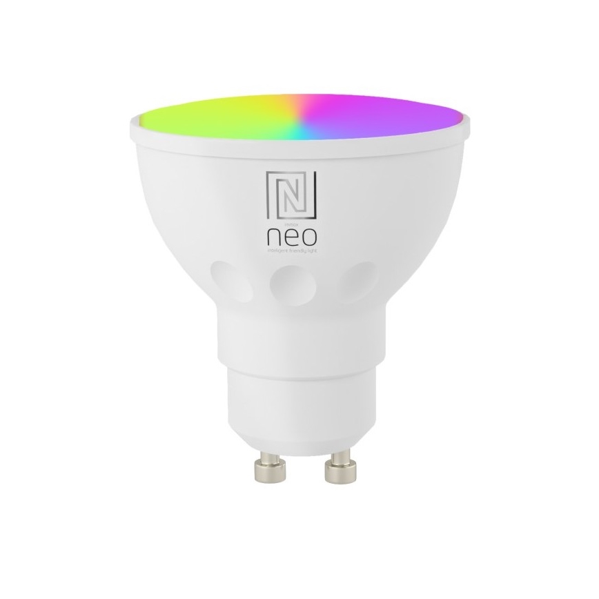 Immax NEO 07118B-2 - LED RGB Venkovní stmívatelné nástěnné bodové svítidlo PARED 2xGU10/5,5W/230V Wi-Fi Tuya IP65