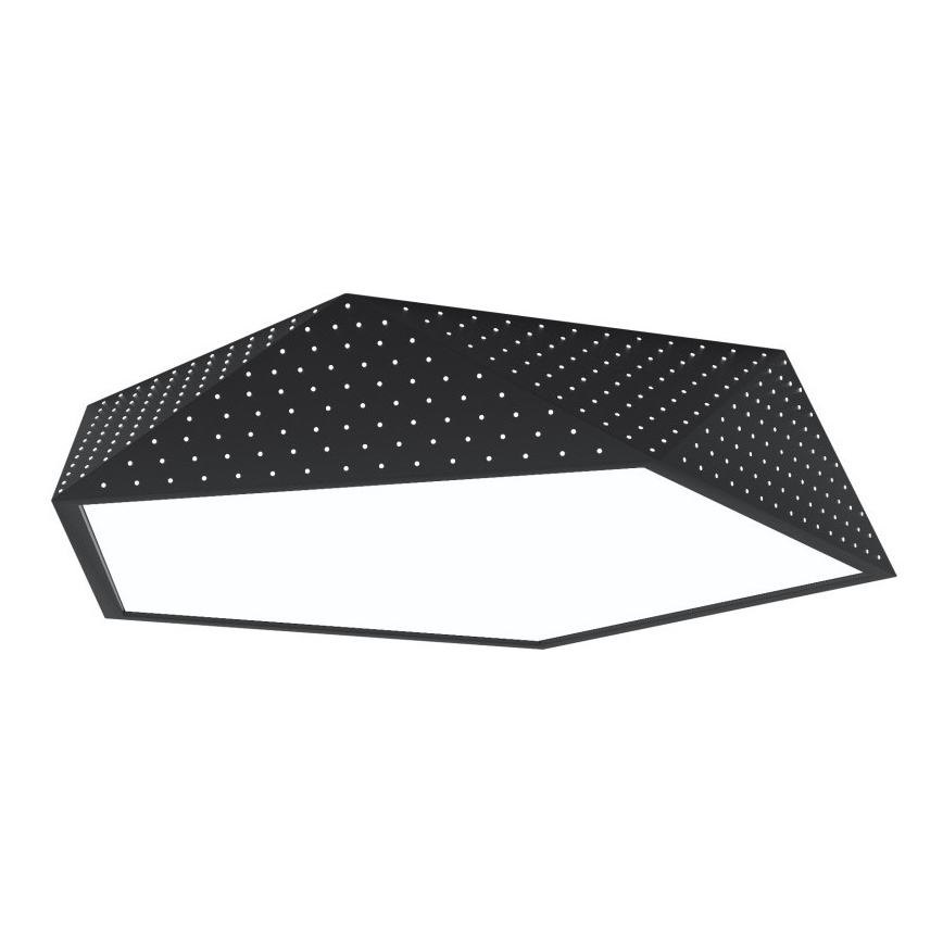 Immax NEO 07151-B60 - LED Stmívatelné stropní svítidlo BRILIANT LED/45W/230V Wi-Fi Tuya černá + dálkové ovládání