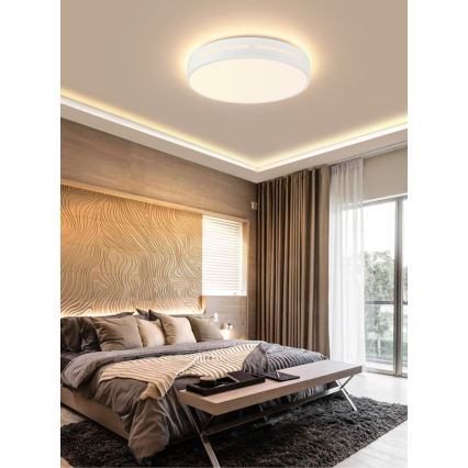 Immax NEO 07153-W30 - LED Stmívatelné stropní svítidlo NEO LITE PERFECTO LED/24W/230V Wi-Fi Tuya bílá + dálkové ovládání