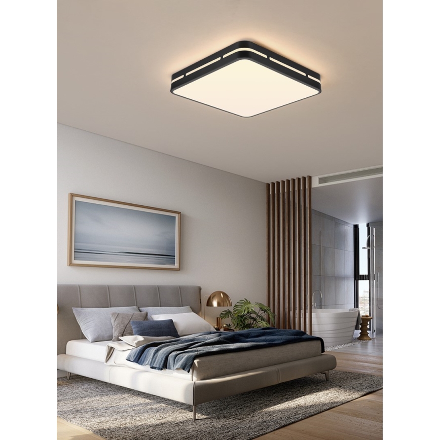 Immax NEO 07154-B30 - LED Stmívatelné stropní svítidlo NEO LITE PERFECTO LED/24W/230V Wi-Fi Tuya černá + dálkové ovládání