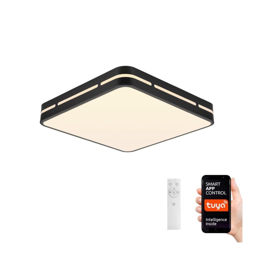 Immax NEO 07154-B42 - LED Stmívatelné stropní svítidlo NEO LITE PERFECTO LED/48W/230V Wi-Fi Tuya černá + dálkové ovládání