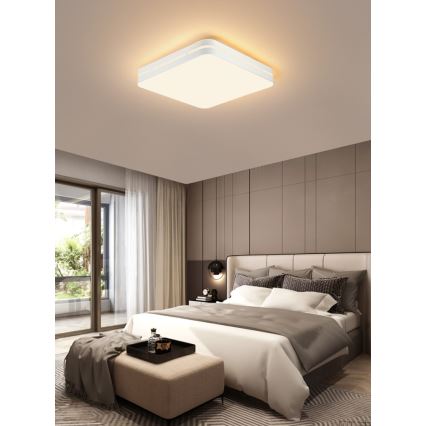 Immax NEO 07155-W30 - LED Stmívatelné stropní svítidlo NEO LITE PERFECTO LED/24W/230V Wi-Fi Tuya bílá + dálkové ovládání