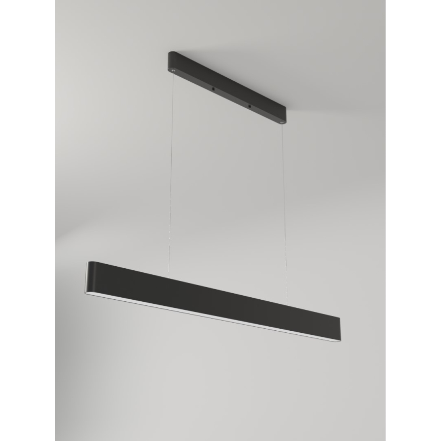 Immax NEO 07157-B120X - LED RGB+CCT Stmívatelný lustr na lanku MILANO LED/40W/230V Tuya černá