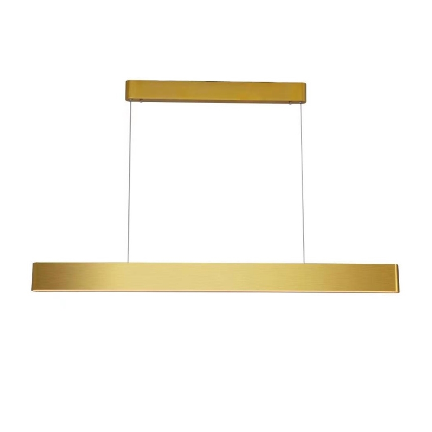 Immax NEO 07157-G120X - LED RGB+CCTW Stmívatelný lustr na lanku MILANO LED/40W/230V Tuya zlatá