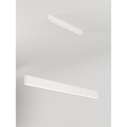 Immax NEO 07157-W120X - LED RGB+CCT Stmívatelný lustr na lanku MILANO LED/40W/230V Tuya bílá