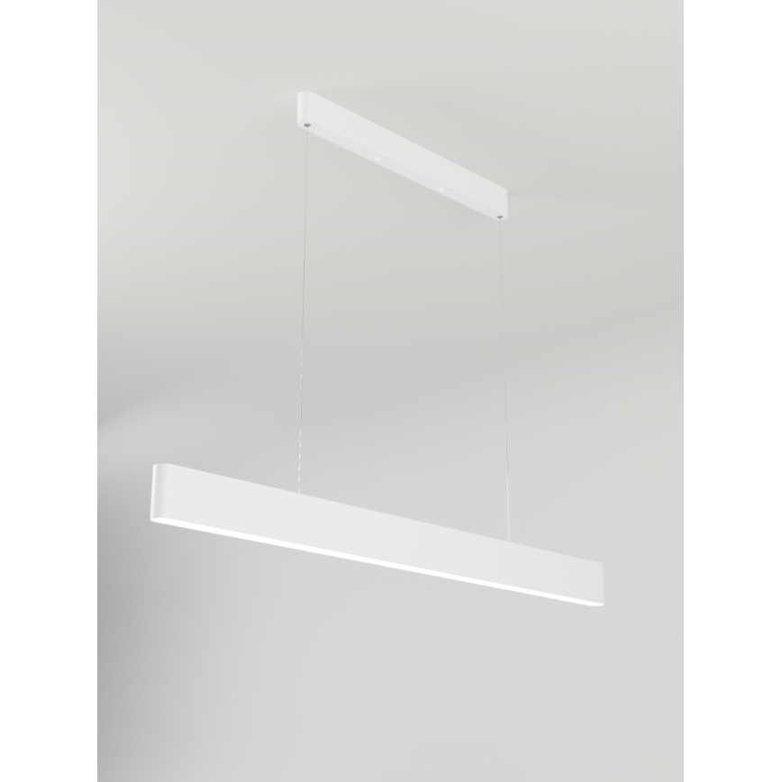 Immax NEO 07157-W120X - LED RGB+CCT Stmívatelný lustr na lanku MILANO LED/40W/230V Tuya bílá