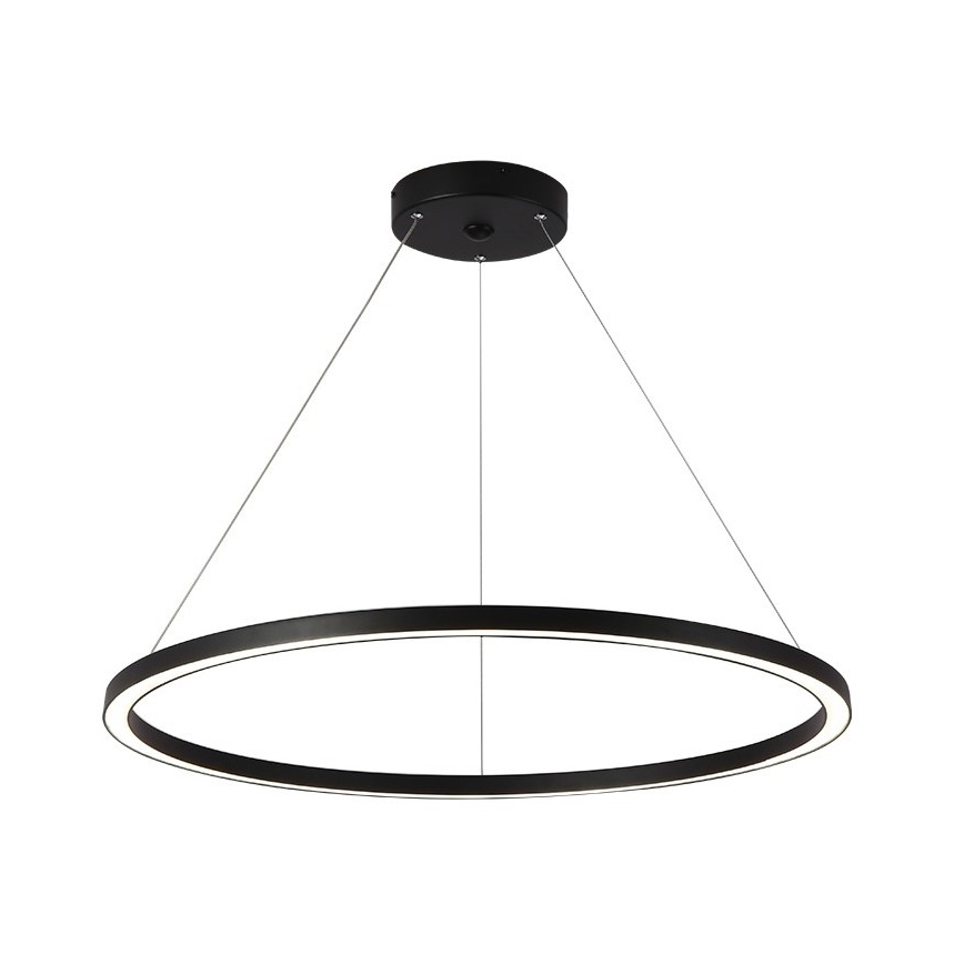 Immax NEO 07158-B80 - LED Stmívatelný lustr na lanku FINO LED/60W/230V Tuya černá + dálkové ovládání