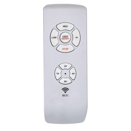 Immax NEO 07165-S - LED Stropní ventilátor ELEGANTE LED/18W/230V dub Wi-Fi Tuya + dálkové ovládání