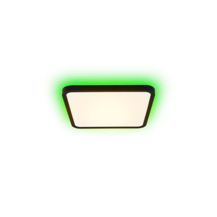 Immax NEO 07167-B40 - LED RGB+CCT Stmívatelné stropní svítidlo NEO LITE TUDO LED/50W/230V Wi-Fi Tuya černá + dálkové ovládání